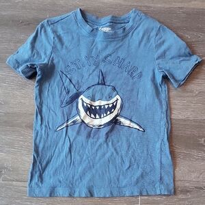 Blue Shark Graphic Kids T-Shirt